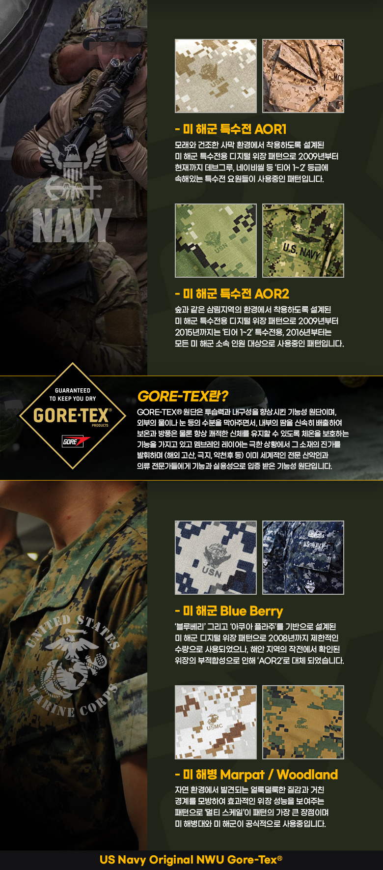 G.I 180s 미해병대 사막 전투 고어 자켓 14