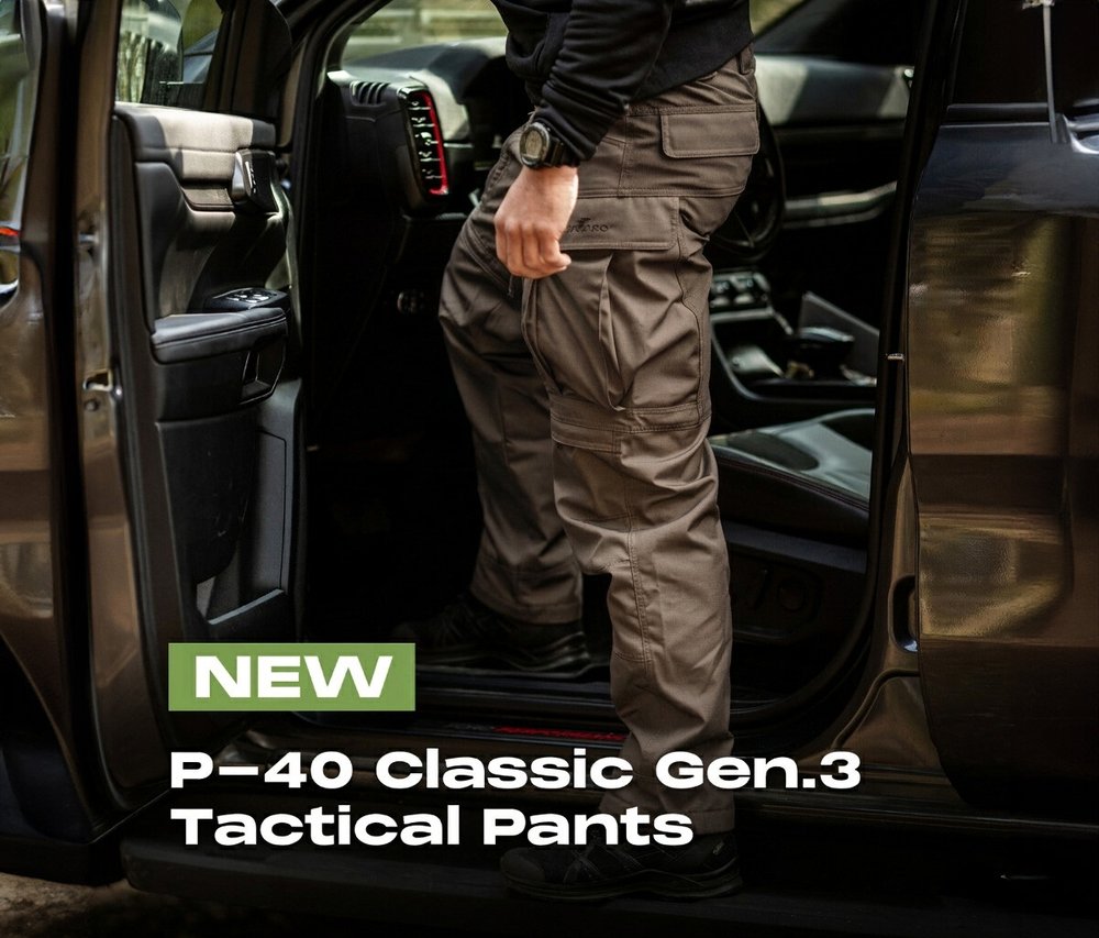 유에프 프로 P-40 클래식 Gen.3 검정 택티컬 팬츠 36