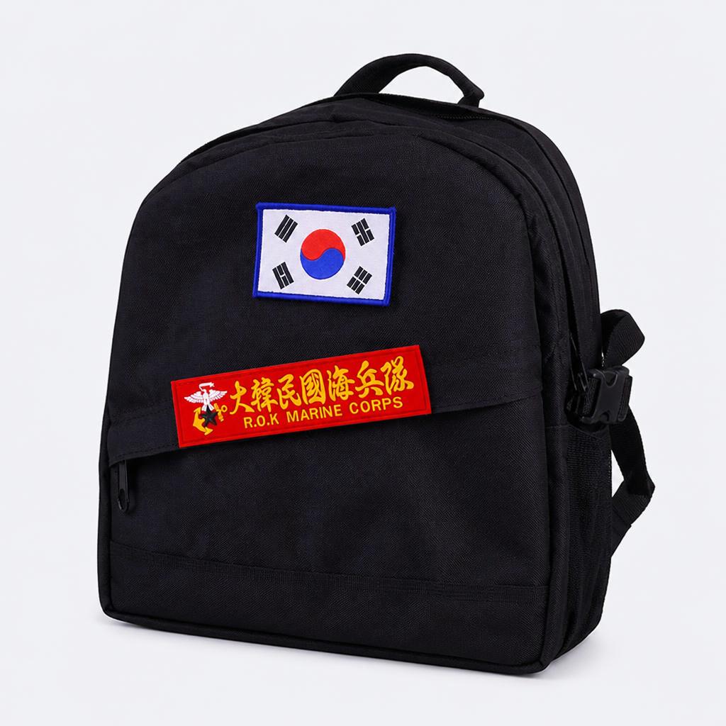 군화와고무신 대한민국 해병대 한자 PVC 실리콘 패치 빨강 PC018 3