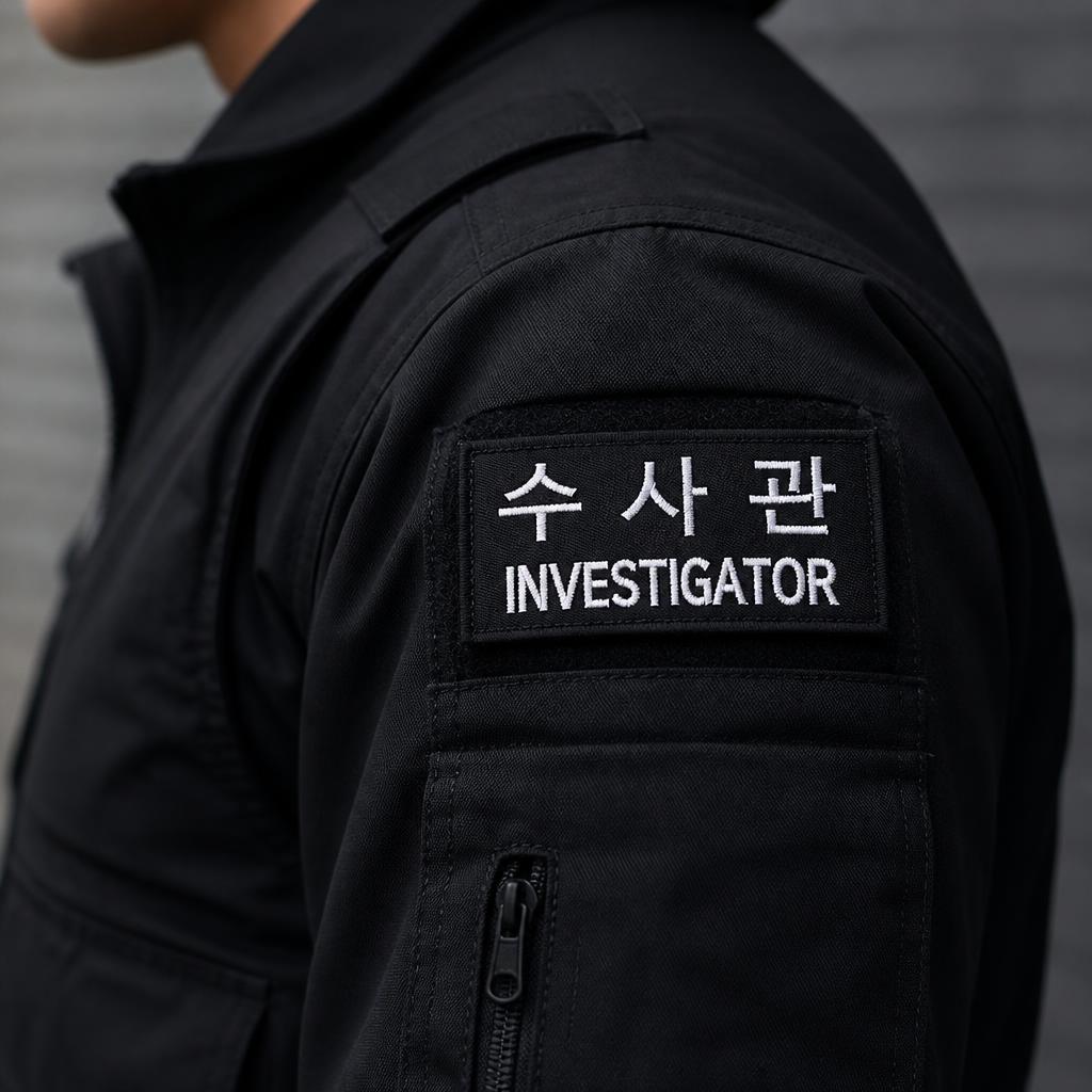 군화와고무신 PL005 수사관 패치
