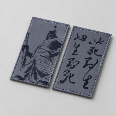 아이언로미오 이순신장군 필사즉생필생즉사 그레이 패치 3.5x6cm