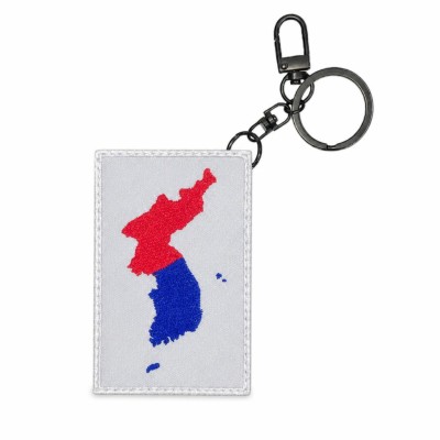 쿠닌 한반도 태극기 와펜 키링 패치