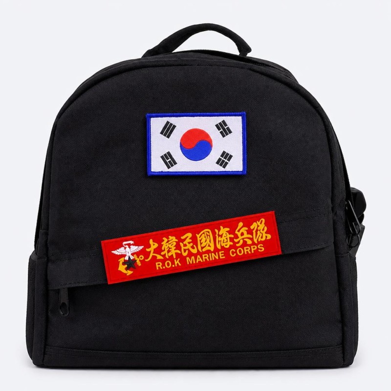 군화와고무신 대한민국 해병대 한자 PVC 실리콘 패치 빨강 PC018 7번째 이미지