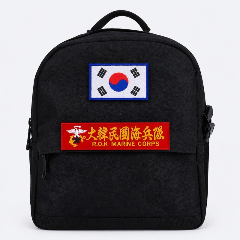 군화와고무신 대한민국 해병대 한자 PVC 실리콘 패치 빨강 PC018 8번째 이미지
