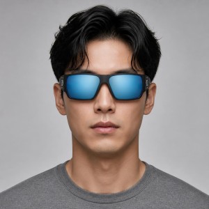 가토즈 스팩터 검정 프레임 은색 로고 블루미러 OPZ 렌즈 선글라스