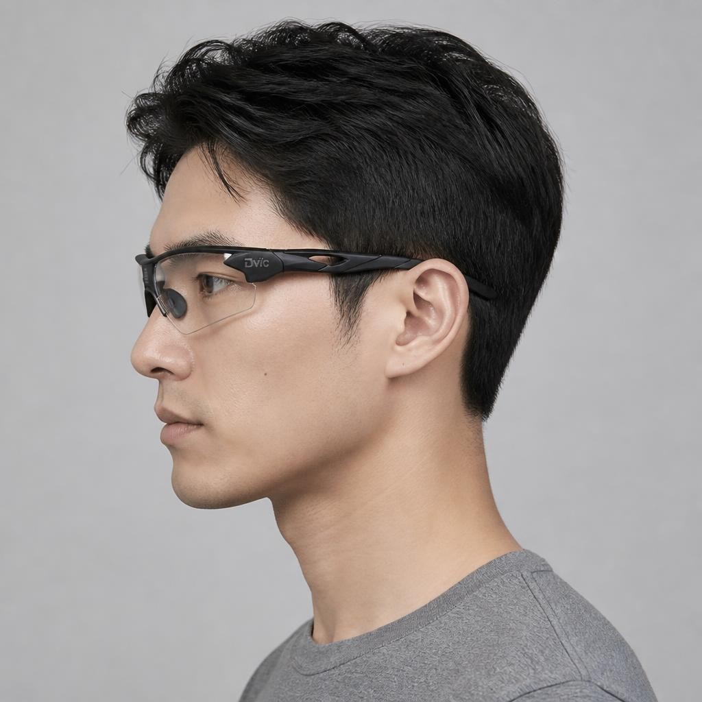 디빅 전자식 자동변색 스마트 블랙 선글라스 2번째 이미지