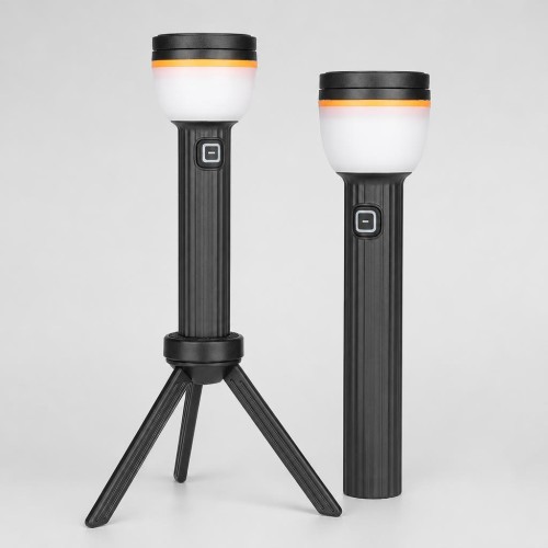 포스트엑스 2 in 1 LED 캠핑 플래시라이트 랜턴 블랙